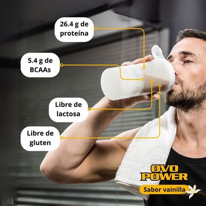 Ovopower - Proteína en polvo sabor vainilla 1kg